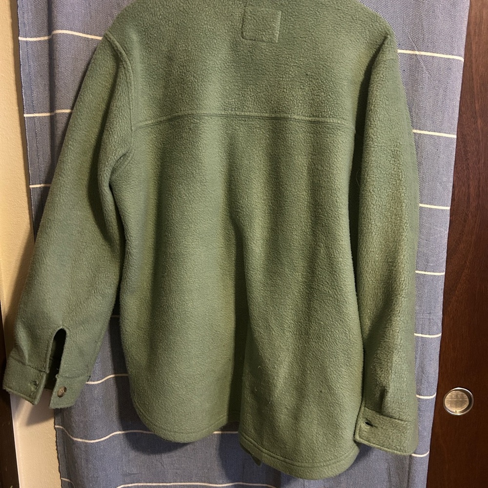 Teal Green Fleece Shacket/Jacket - Picture 3 of 5